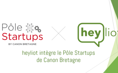 Pôle Startups de Canon Bretagne accueillera bientôt Heyliot !